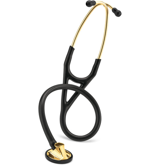 Stetoskop 3M™ Littmann® Master Cardiology™ 2175, medeninasta obdelava membranskega nastavka, črna cev