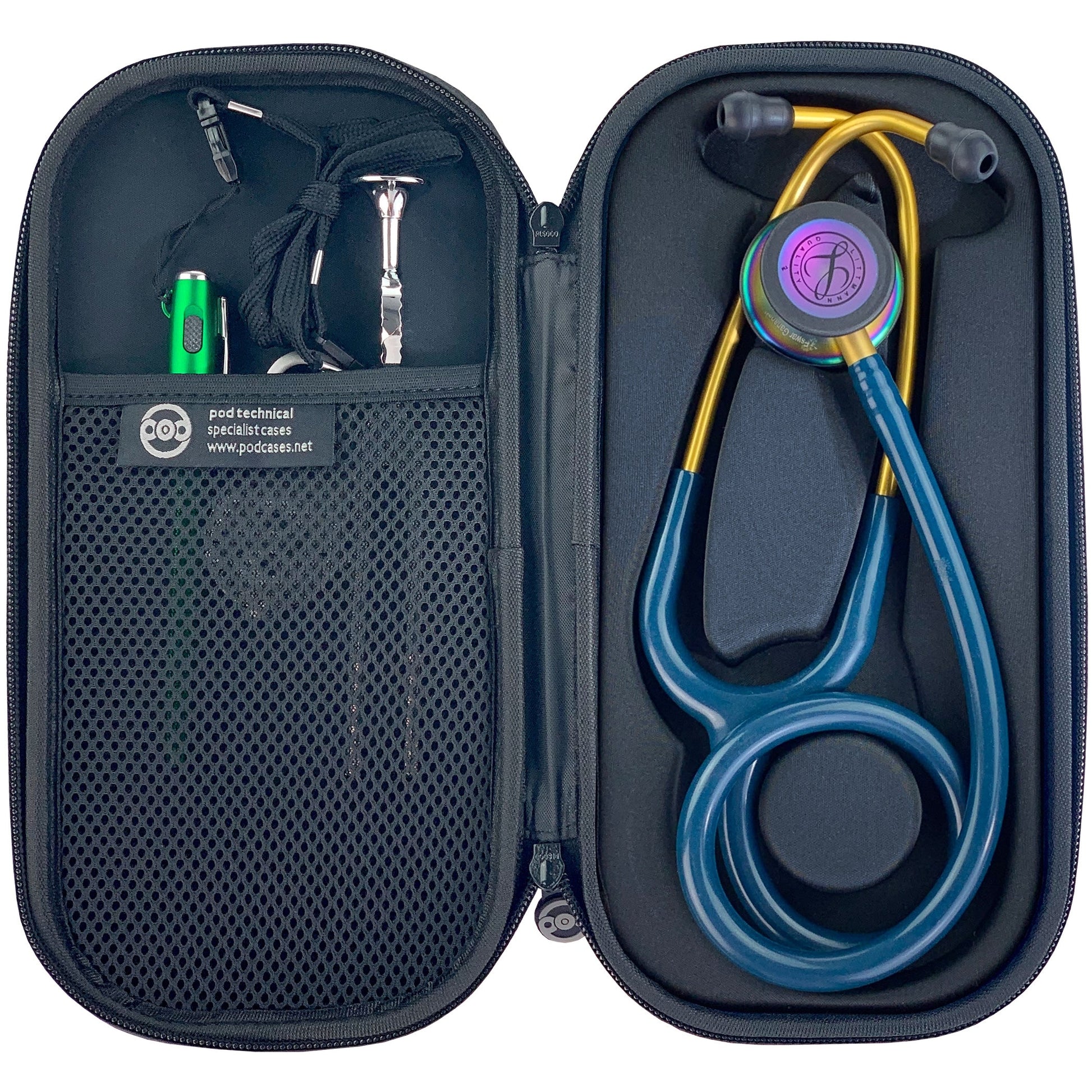 Pod Technical Classicpod Micro Stethoskopetui für Littmann Classic Stethoskope – Lila