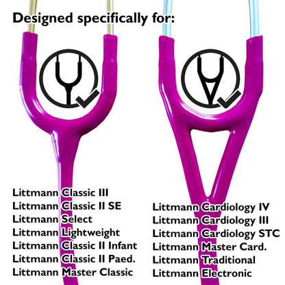 Pod Technical Cardiopod II Stéthoscope Case pour tous les stéthoscopes Littmann - Violet