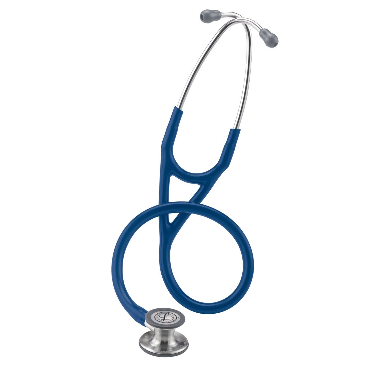 Stetoskop 3M™ Littmann® Cardiology IV™ Diagnostic, standardna zaključna obdelava membranskega nastavka, mornarsko modra cev, koren in slušalke iz nerjavnega jekla, 68,5 cm, 6154