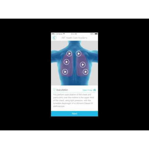 3M™ Littmann® Cardiology IV™ Stethoskop für die Diagnose, 6168, Black-Edition Bruststück, Schlauch in Marineblau, Schlauchanschluss und Ohrbügel in Schwarz, 69 cm